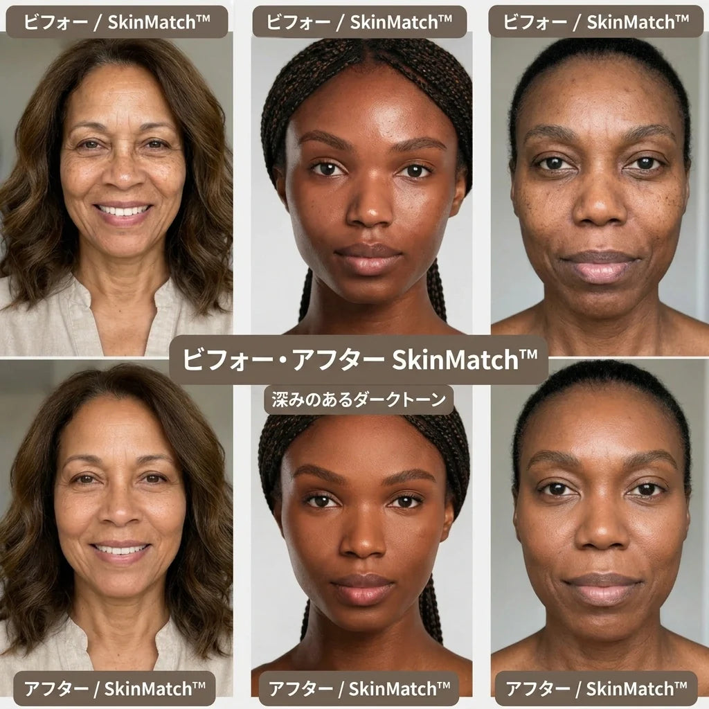 Takuroa™ SkinMatch™|ブラシ一体型・肌色になじむアダプティブファンデーション