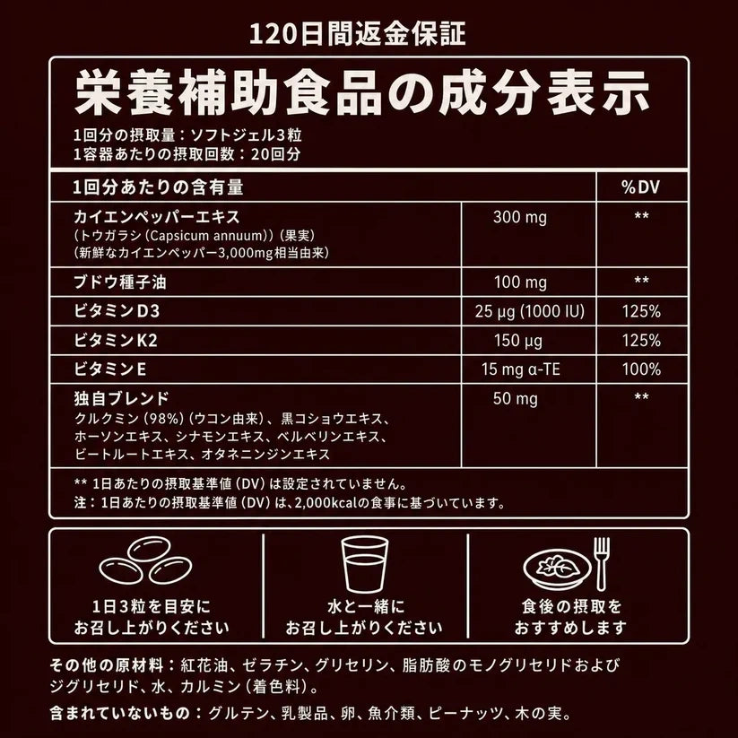 CayennePepper™｜高濃度カイエンペッパーサプリメント