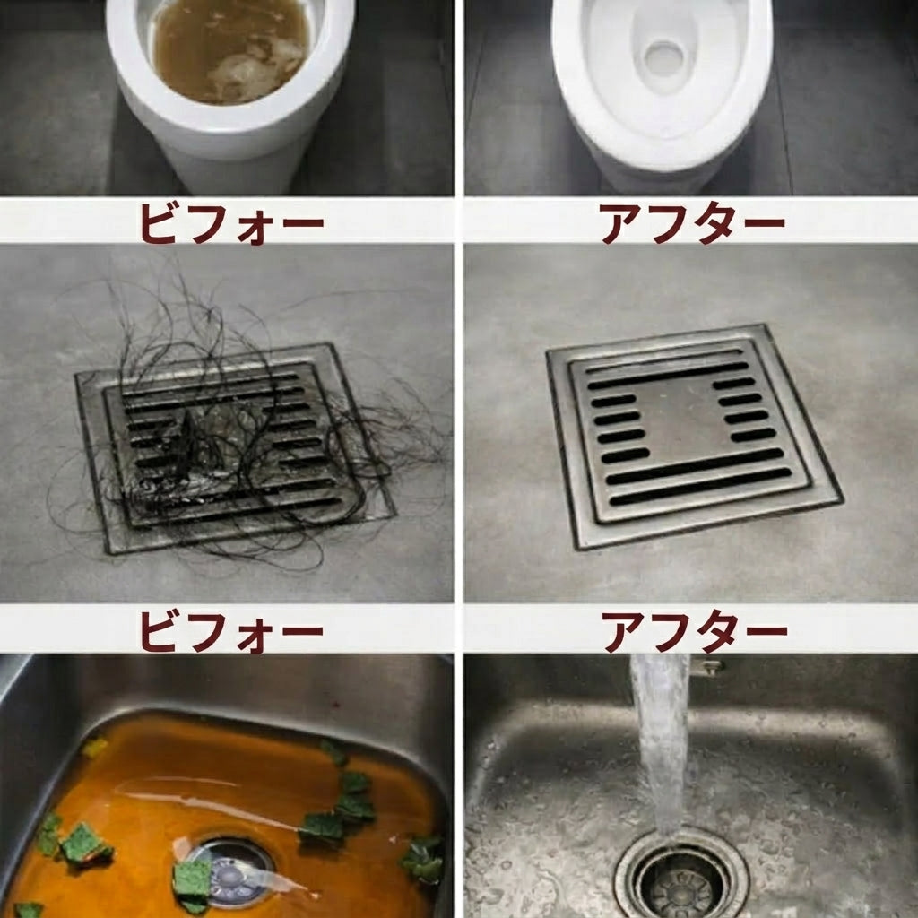 WildTornado™ フォームクリーナー – 手軽で快適な排水口ケア