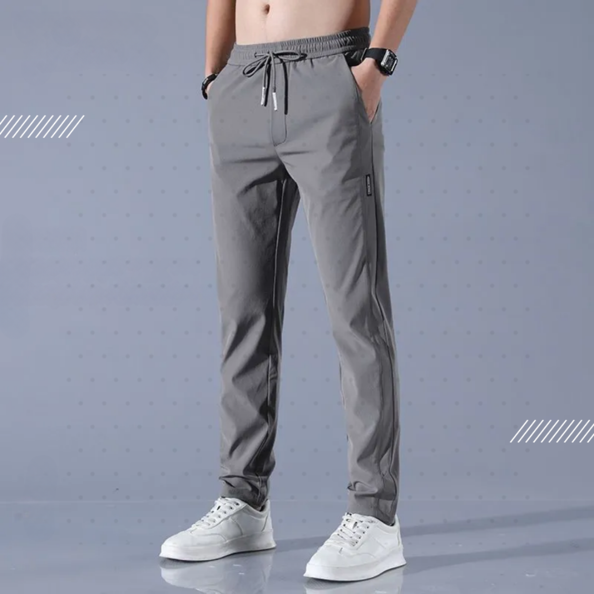 EasyFlex™ スリムパンツ – すっきりとしたシルエットと快適な履き心地