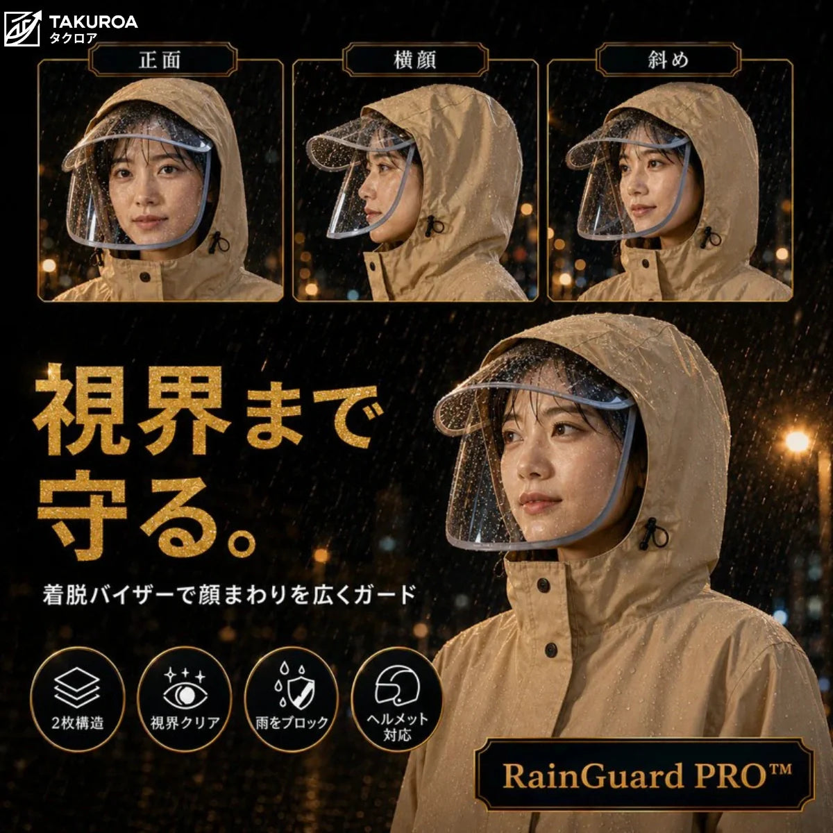 RainGuard PRO™ — 今SNSで話題沸騰中のレインコート