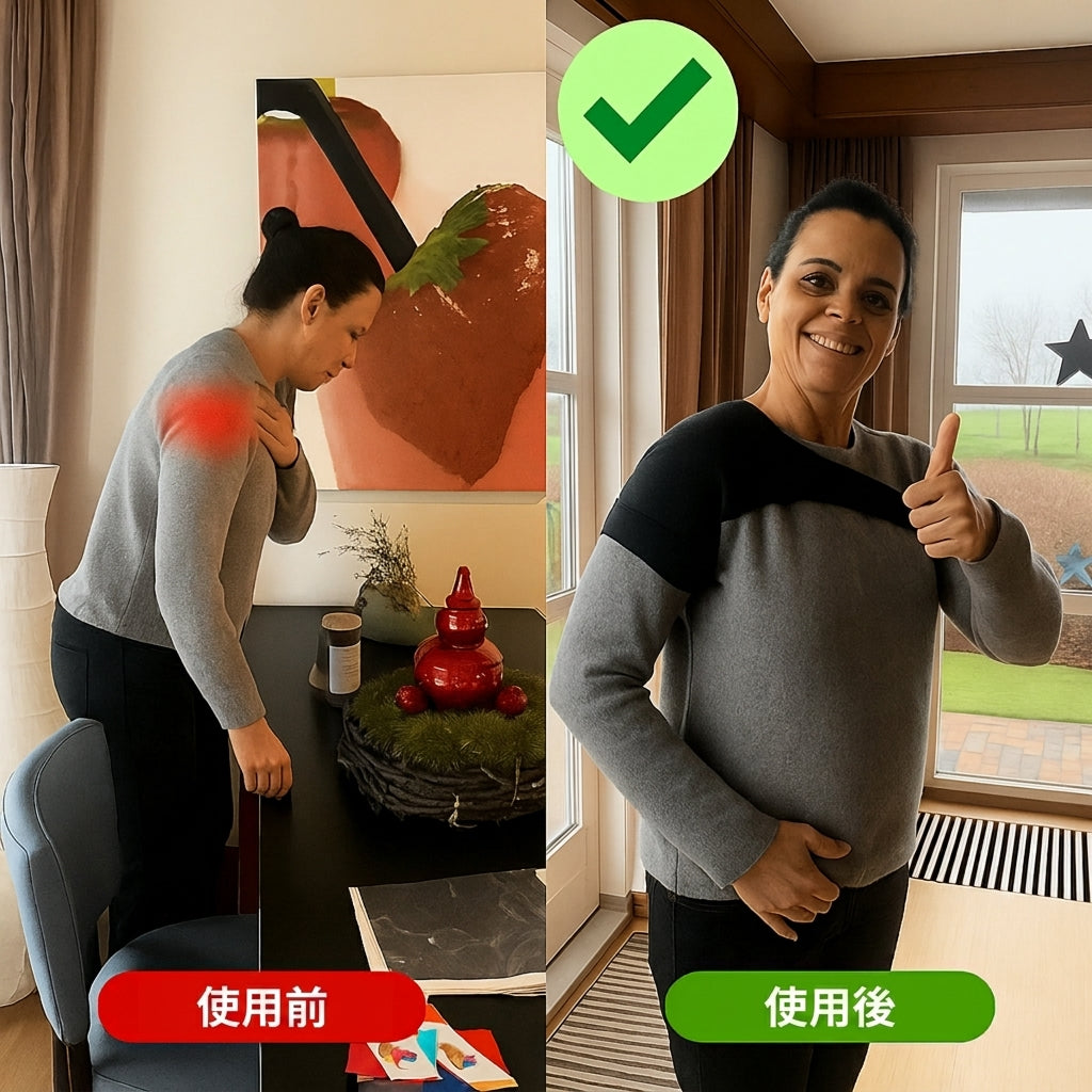 ErgoShoulder™ サポートブレース – 肩をやさしく支える快適サポート