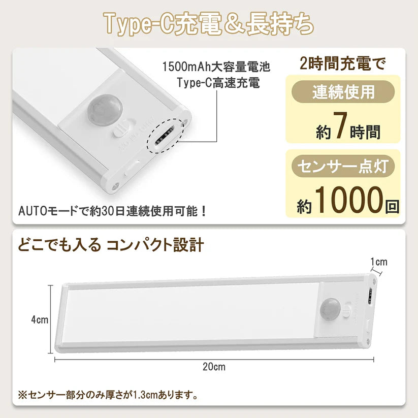 【本日終了間近！No.1獲得】Smart Jinkan Light™ 20cm 充電式