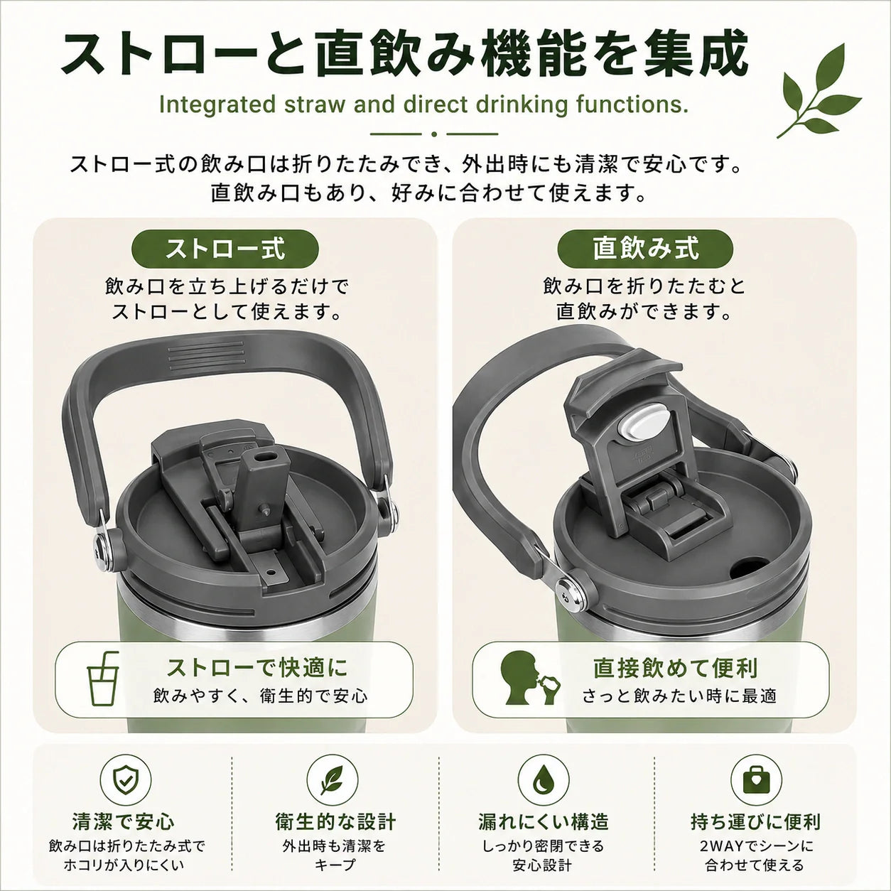 HydroFlow Pro™｜大容量ストロータンブラー