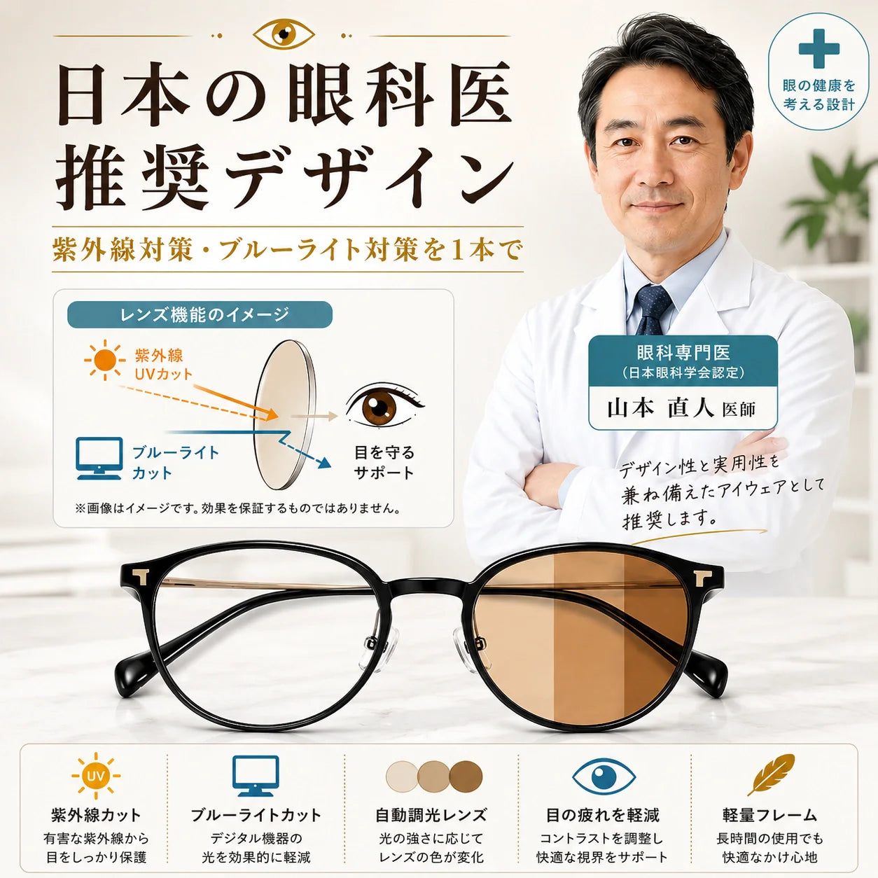 SunGuard™ Vision｜自動調光メガネ